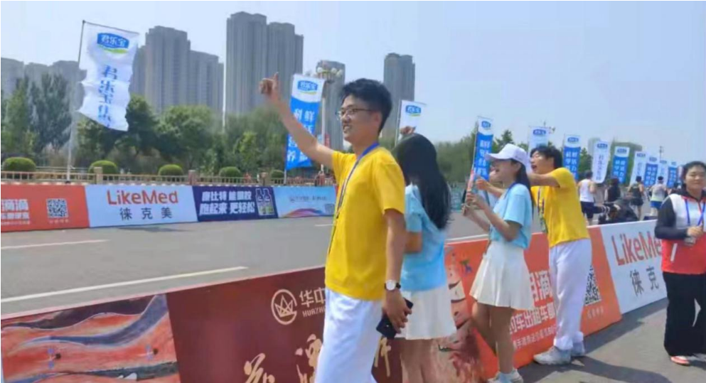 志愿服務(wù)|助力馬拉松,保理志愿者在行動(dòng)