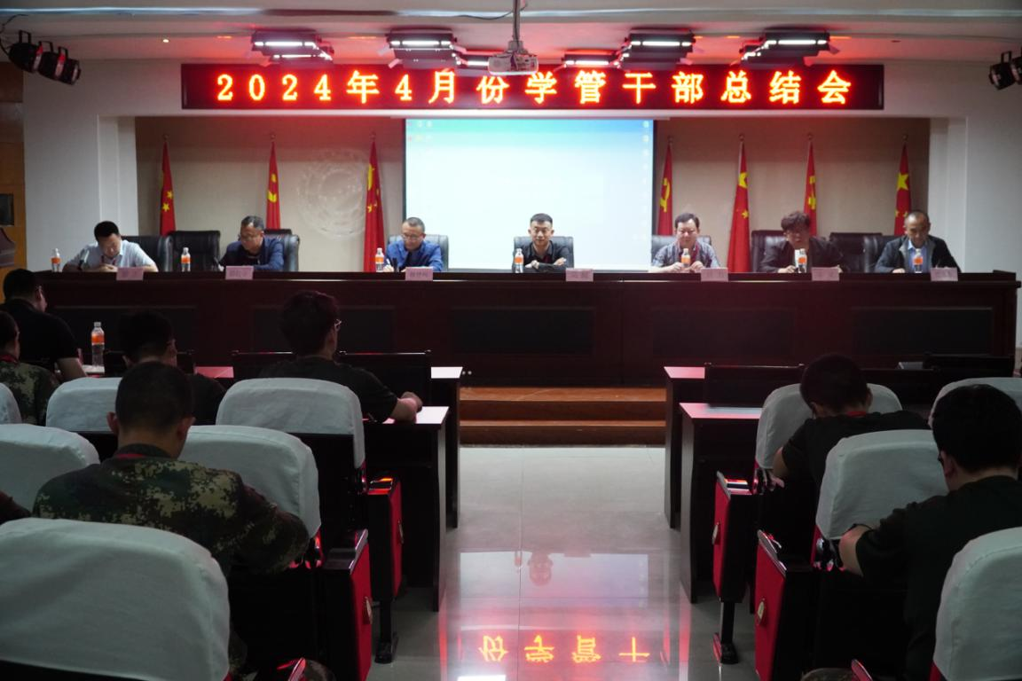 4.22保定理工學院學管干部例會