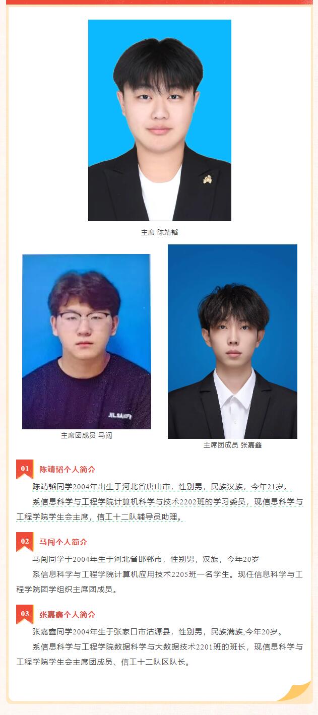 【薪火相傳·未來可期】信息科學(xué)與工程學(xué)院學(xué)生會團(tuán)總支第四屆部門負(fù)責(zé)人換屆選舉結(jié)果公示