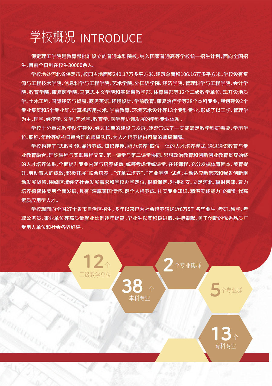 保定理工學(xué)院2025年高職單招招生簡章