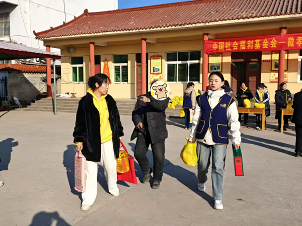 寒假社會實(shí)踐紀(jì)實(shí)（六）|保定理工學(xué)院|管理學(xué)院|愛心下鄉(xiāng)潤桑榆，物資傳遞暖人心